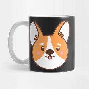 Cute corgi dog face Mug